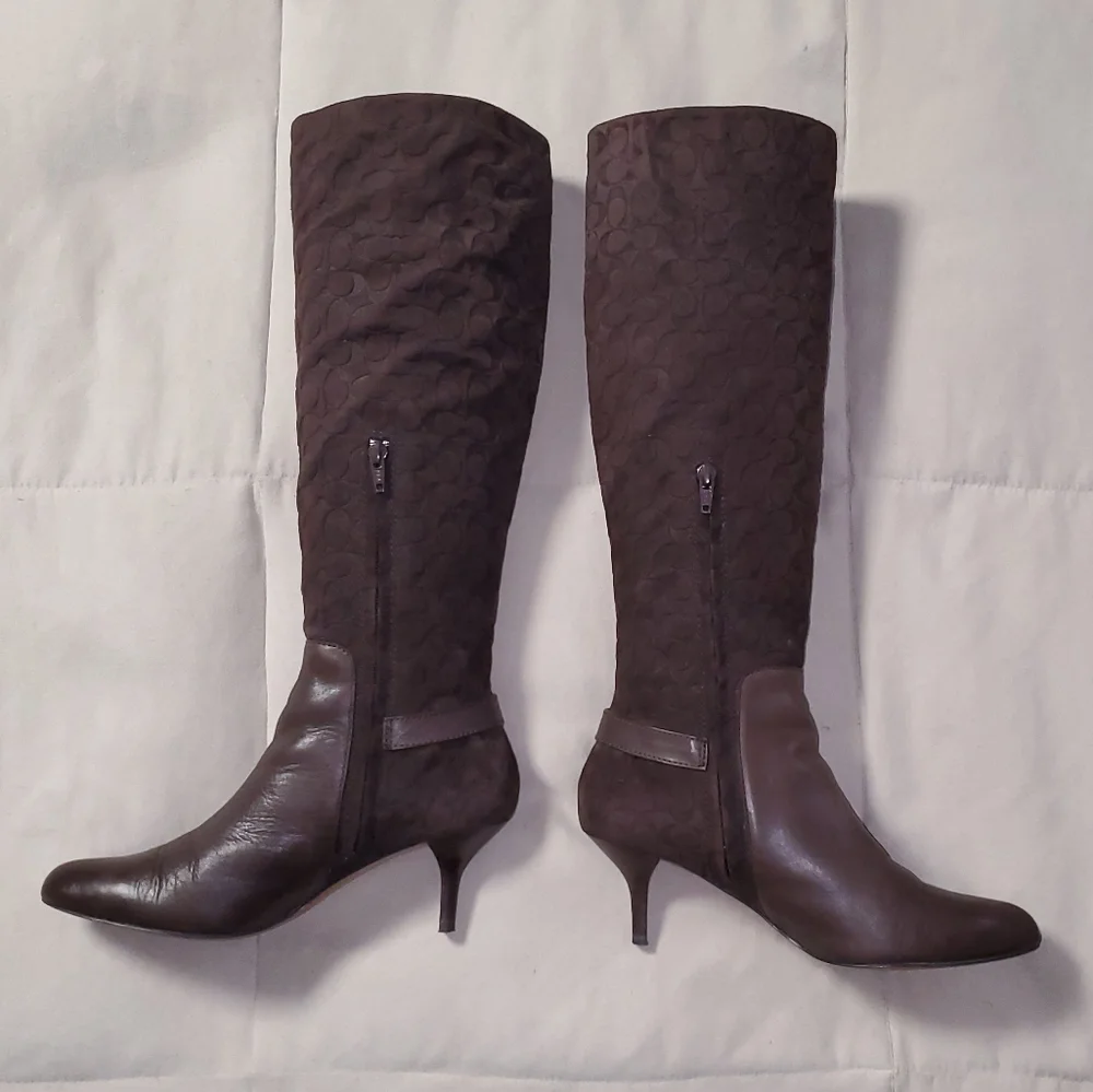 Coach Fara Knee High Pointed Toe Boot - Picture 2 of 8